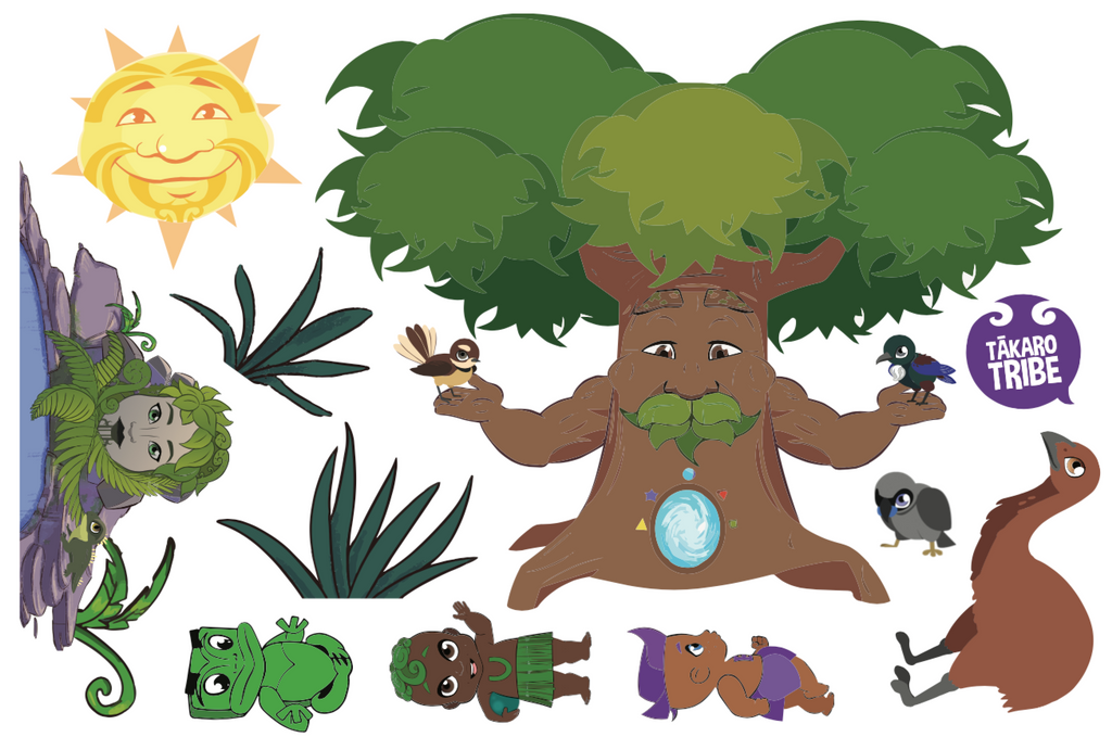 Takaro Rozetta Tākaro Tribe Nursery/Wall Decals – Takaro Tribe